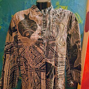 Silk blouse from India - Small - Long Sleeve